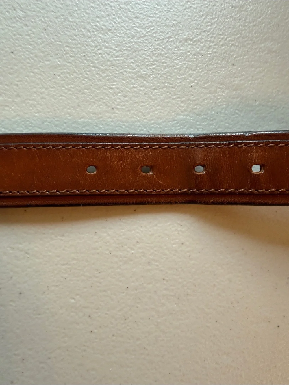 Lauren Ralph Lauren Women’s Classic Brown Leather Belt Silver Buckle Size 38